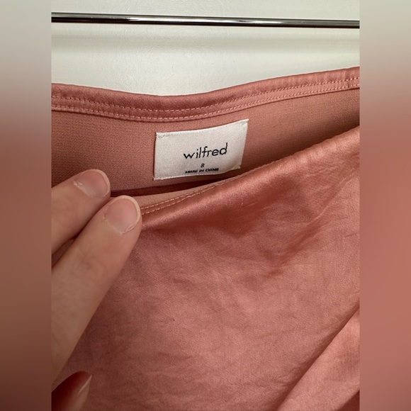 Wilfred Allusion Mini Skirt in Heirloom Pink | 8 - Picture 4 of 5